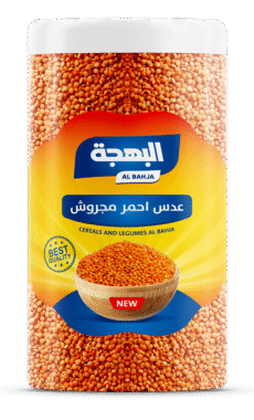 عدس احمر مجروش